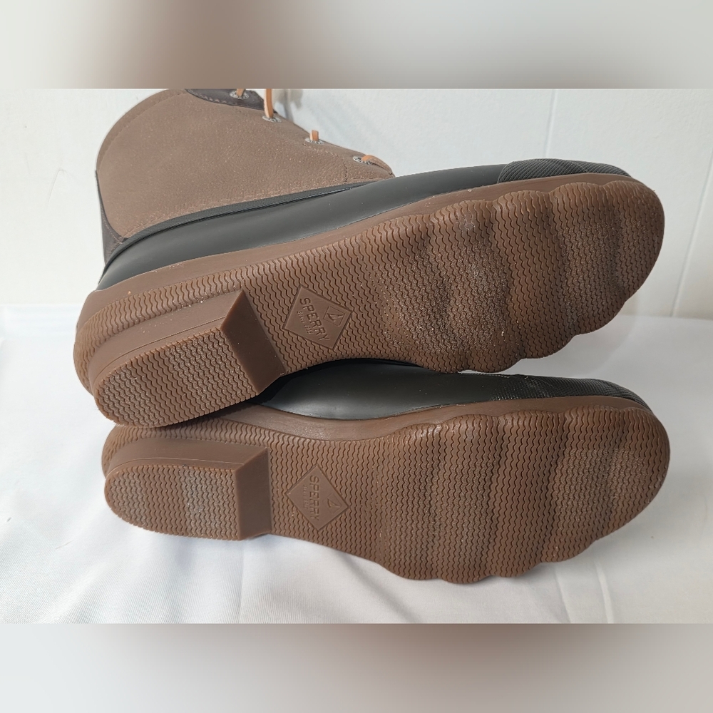 Sperry Syren Golf Two Tone Waterproof Duck Boots Womens Size 7.5 New - Picture 8 of 9
